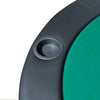 10-Player Foldable Poker Tabletop Green