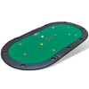 alt="10-Player Foldable Poker Tabletop Green"