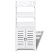Bathroom Cabinet Albuquerque Wood White 46x24x117.5 cm