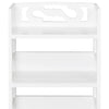 Bathroom Cabinet Albuquerque Wood White 46x24x117.5 cm