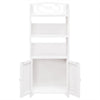 Bathroom Cabinet Albuquerque Wood White 46x24x117.5 cm