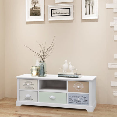 alt="French TV Cabinet Wood"
