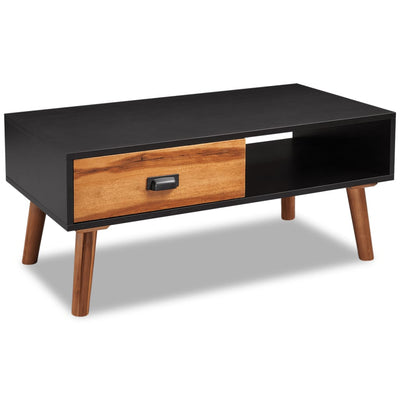 alt="Coffee Table 90x50x40 cm Solid Acacia Wood"