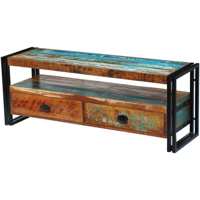 alt="TV Cabinet Solid Reclaimed Wood"