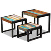 alt="Three Piece Nesting Tables Solid Reclaimed Wood"