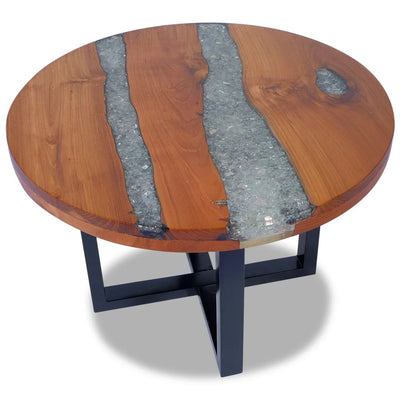 alt="Coffee Table Teak Resin 60 cm"