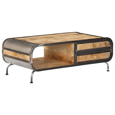 alt="Coffee Table 100x50x35 cm Solid Mango Wood"