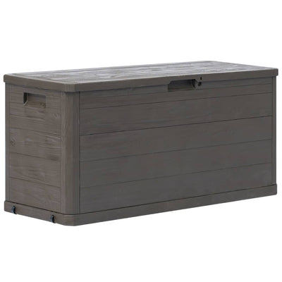 alt="Garden Storage Box 280 L Brown"