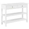 alt="Sideboard White 110x35x80 cm MDF"