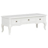 alt="TV Cabinet White 100x35x35 cm Wood"
