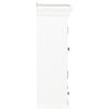 Wall Cabinet White 49x22x59 cm Solid Wood