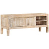 alt="TV Cabinet 110x35x46 cm Solid Mango Wood""
