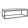 Coffee Table 110x60x37 cm Solid Wood