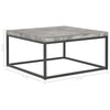 Coffee Table 75x75x38 cm Concrete Look