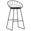 Bar Chairs 2 pcs Black Faux Leather