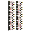 alt="Wall Mounted Wine Racks for 12 Bottles 2 pcs Black Iron"