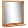 alt="Bathroom Mirror 60x12x62 cm  Solid Walnut Wood"
