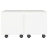 Coffee Table High Gloss White 60x60x35 cm Chipboard