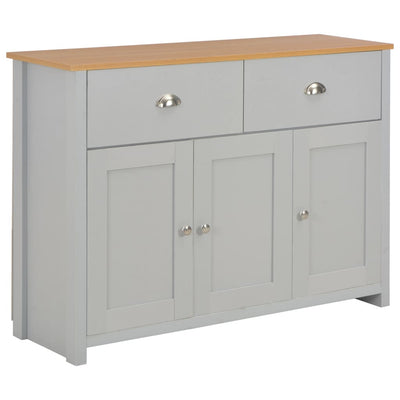 alt="Sideboard Grey 112x35x81 cm"