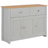 alt="Sideboard Grey 112x35x81 cm"