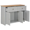 Sideboard Grey 112x35x81 cm