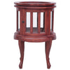 Vitrine Cabinet Brown 50x50x76 cm Solid Mahogany Wood