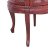 Vitrine Cabinet Brown 50x50x76 cm Solid Mahogany Wood