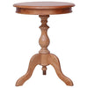 alt="Side Table Natural 50x50x65 cm Solid Mahogany Wood"