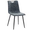 Dining Chairs 4 pcs Black Faux Leather