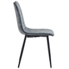 Dining Chairs 4 pcs Black Faux Leather