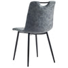 Dining Chairs 4 pcs Black Faux Leather