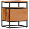 Bedside Cabinet 40x30x50 cm Solid Reclaimed Wood and Steel