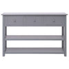 Sideboard Grey 115x30x76 cm Wood