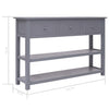 Sideboard Grey 115x30x76 cm Wood