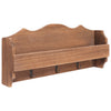 alt="Wall Mounted Coat Rack Brown 50x10x23 cm Wood""