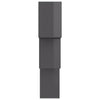 Cube Wall Shelves High Gloss Grey 84.5x15x27 cm Chipboard