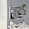 alt="Wall Shelves Concrete Grey 104x20x58.5 cm Chipboard"