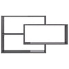 Wall Shelves High Gloss Grey 104x20x58.5 cm Chipboard