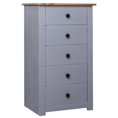 alt="Sideboard Grey 46x40x89 cm Pine Panama Range"