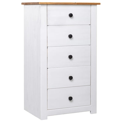 alt="Sideboard White 46x40x89 cm Pine Panama Range"
