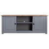 TV Cabinet Grey 120x40x50 cm Solid Pine Wood Panama Range