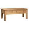 alt="Coffee Table 100x60x45 cm Solid Pine Wood Panama Range"