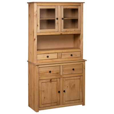 alt="Highboard 93x40.5x180 cm Solid Pine Panama Range"