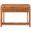 Balcony Planter Table with 2 Bistro Chairs Solid Acacia Wood