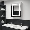 alt="LED Bathroom Mirror Cabinet 50x13x70 cm"