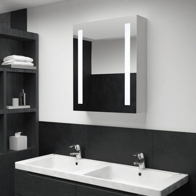alt="LED Bathroom Mirror Cabinet 50x13x70 cm"