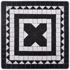 Mosaic Bistro Table Black and White 60 cm Ceramic