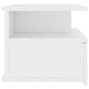 Floating Nightstands 2 pcs White 40x31x27 cm Chipboard