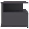 Floating Nightstands 2 pcs Grey 40x31x27 cm Chipboard