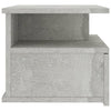 Floating Nightstands 2 pcs Concrete Grey 40x31x27 cm Chipboard